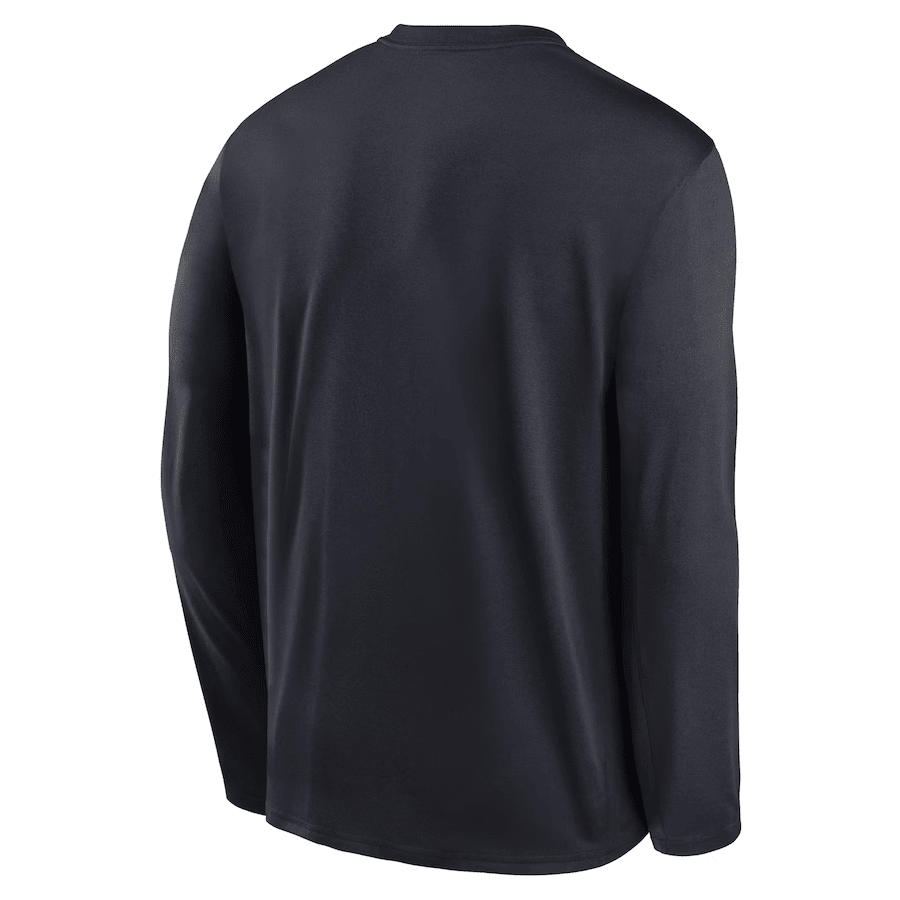 Cleveland Guardians Team Logo Legend Performance Long Sleeve T-Shirt - Navy