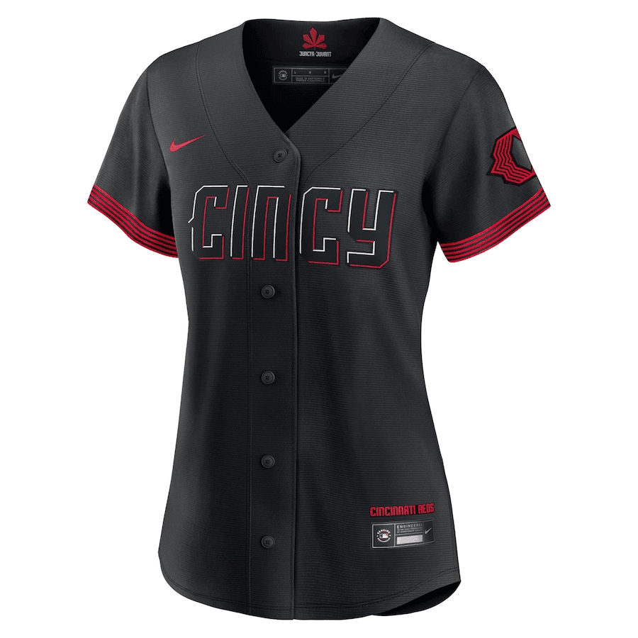 Joey Votto 19 Cincinnati Reds Women 2023 City Connect Jersey - Black