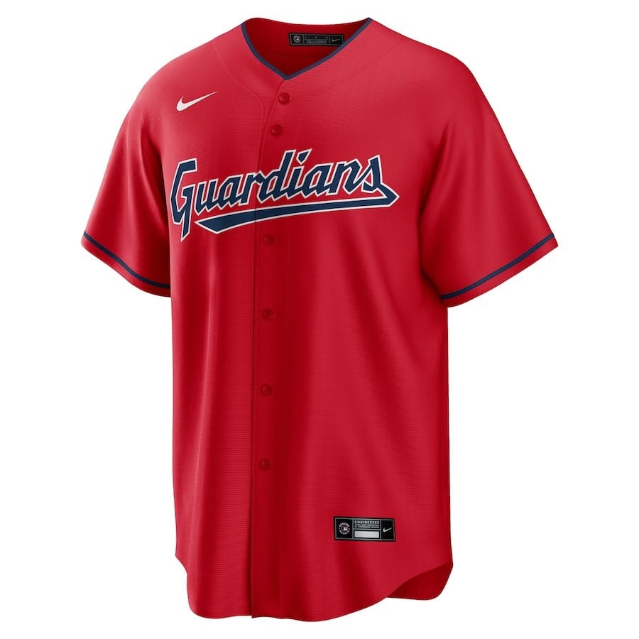 José Ramírez 11 Cleveland Guardians Alternate Player Jersey - Red