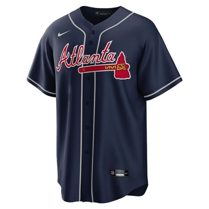 Matt Olson 28 Atlanta Braves Alternate Player Men Jersey - Navy