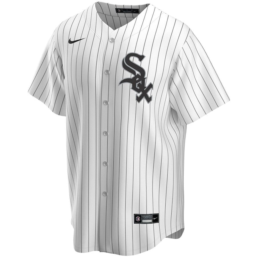 Chicago White Sox Home Custom Men Jersey - White