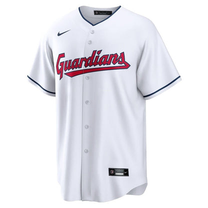 Cleveland Guardians Home Blank Men Jersey - White
