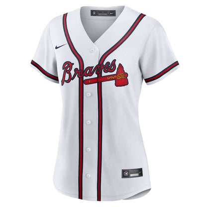 Matt Olson 28 Atlanta Braves Women's Home Player Jersey - White
