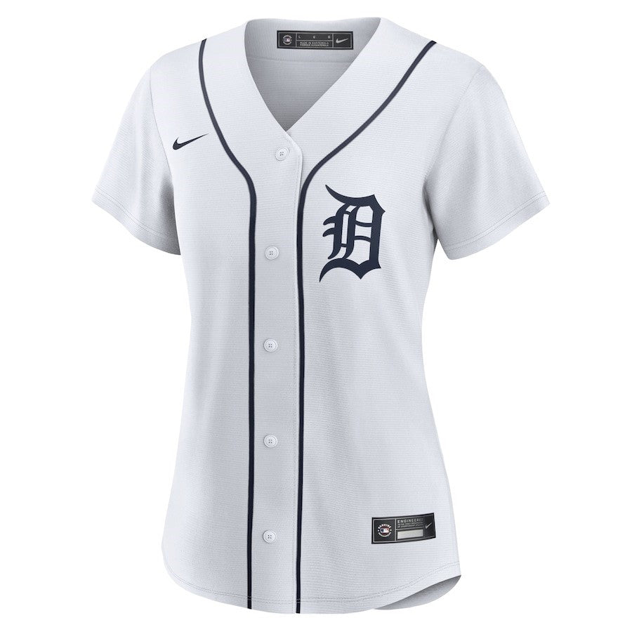 Detroit Tigers Women's Home Team Jersey - White