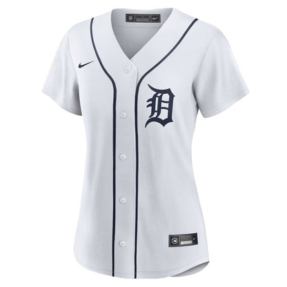 Detroit Tigers Women's Home Blank Jersey - White