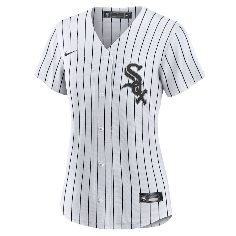 Eloy Jimenez 74 Chicago White Sox Women's Home Player Jersey - White