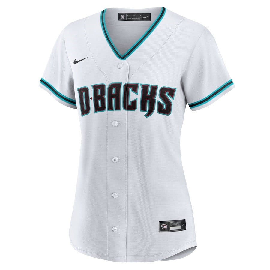 Arizona Diamondbacks Women's Home Custom Jersey - White