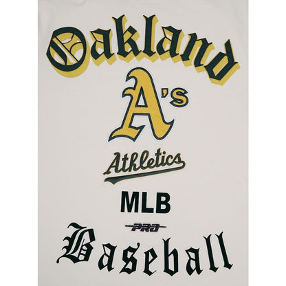 Oakland Athletics Pro Basketball T-Shirt - Cream