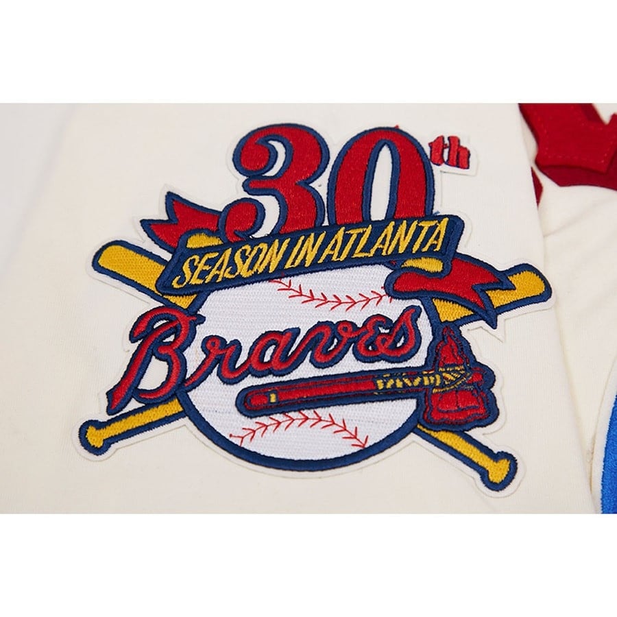 Atlanta Braves Pro Basketball T-Shirt - Cream