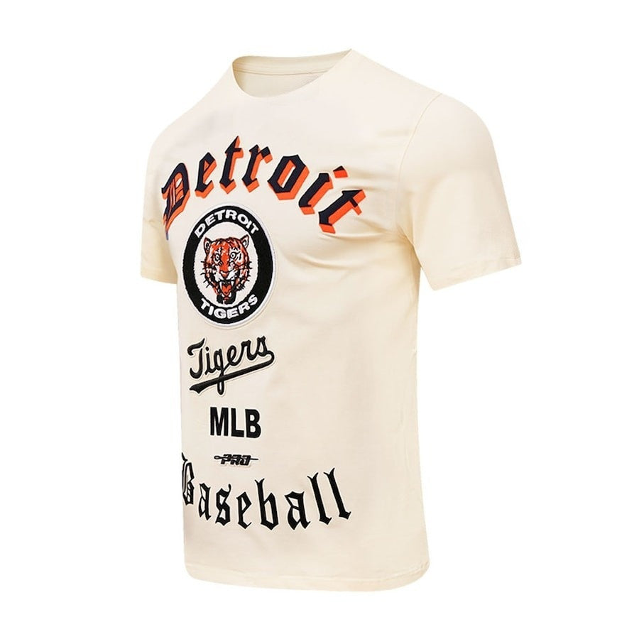 Detroit Tigers Pro Basketball T-Shirt - Cream