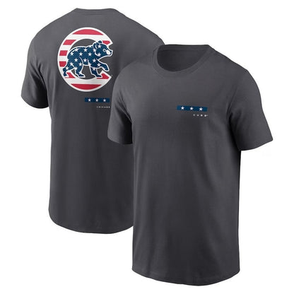 Chicago Cubs Americana T-Shirt - Anthracite