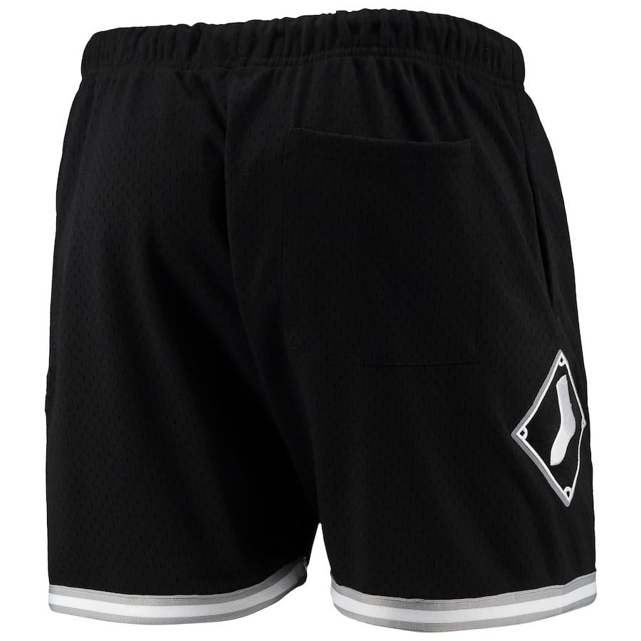 Chicago White Sox Team Logo Mesh Shorts - Black, Men