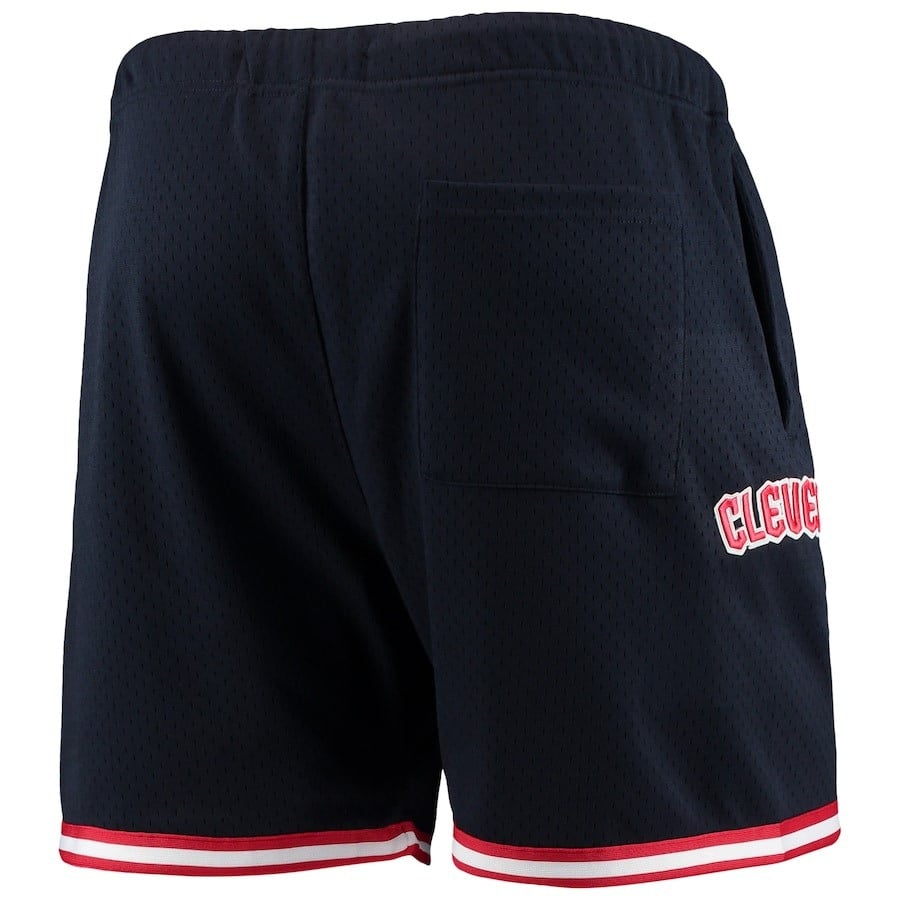 Cleveland Guardians Team Logo Mesh Shorts - Navy, Men