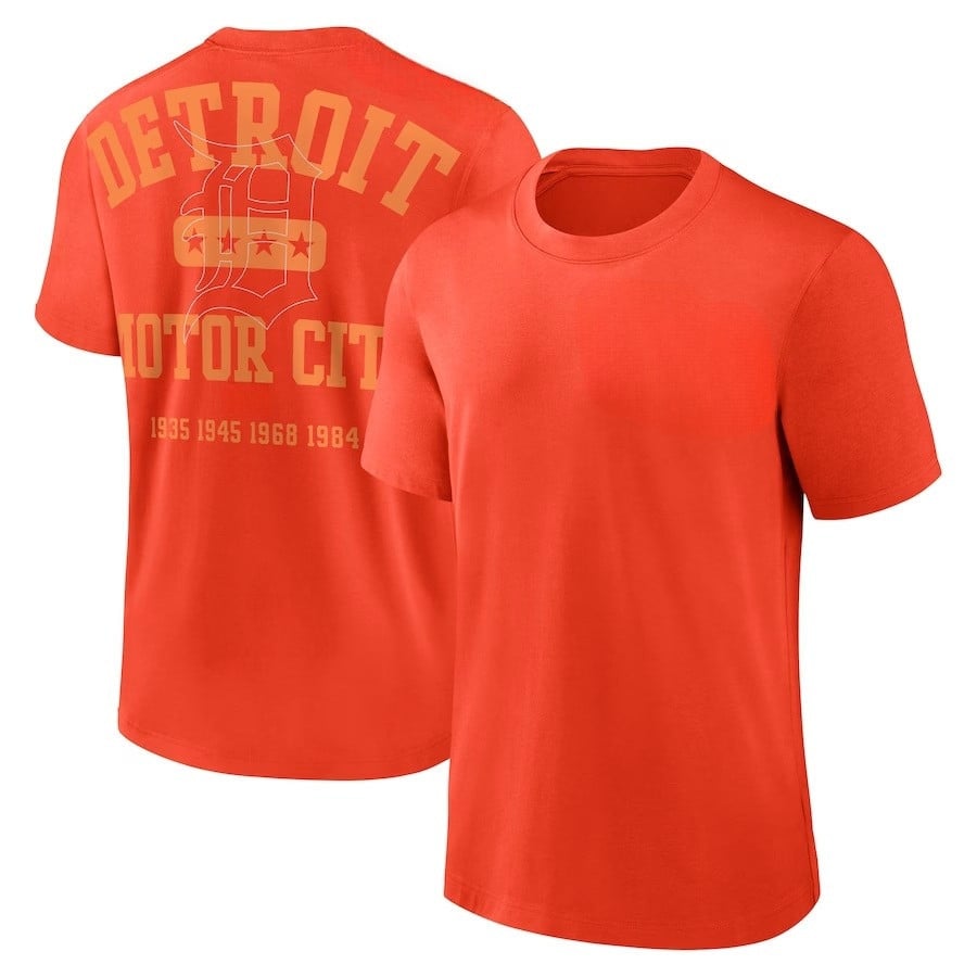 Detroit Tigers Statement Game Over T-Shirt - Orange