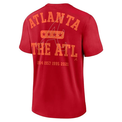 Atlanta Braves Statement Game Over T-Shirt - Red