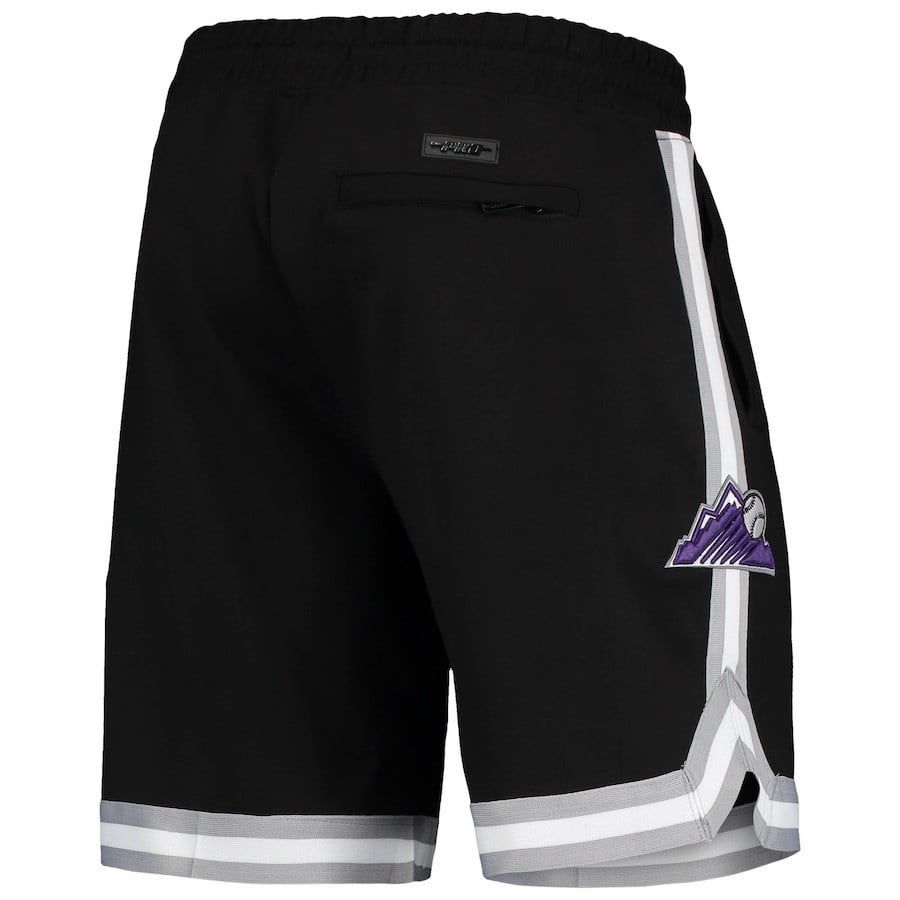 Colorado Rockies Team Logo Shorts - Black, Men