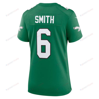 DeVonta Smith 6 Philadelphia Eagles Alternate Game Women Jersey - Kelly Green