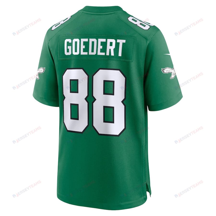 Dallas Goedert 88 Philadelphia Eagles Alternate Game YOUTH Jersey - Kelly Green