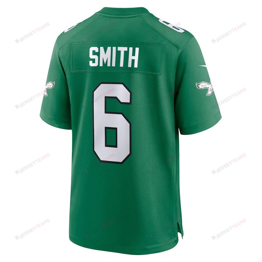 DeVonta Smith 6 Philadelphia Eagles Alternate Game YOUTH Jersey - Kelly Green