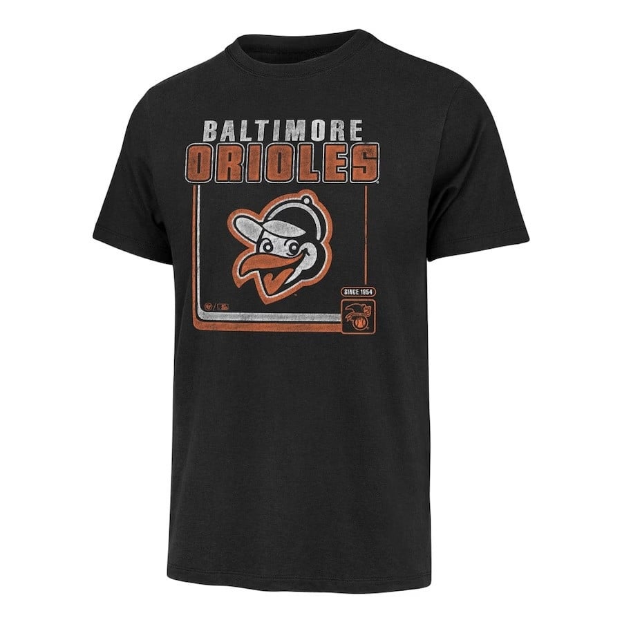 Baltimore Orioles Cooperstown Collection Borderline Franklin T-Shirt - Black
