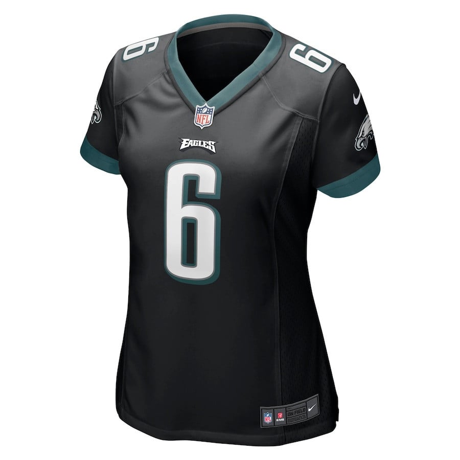 DeVonta Smith 6 Philadelphia Eagles Game Women Jersey - Black