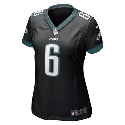 DeVonta Smith 6 Philadelphia Eagles Game Women Jersey - Black