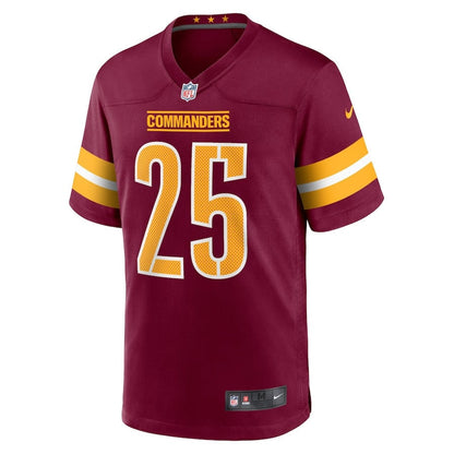 Benjamin St-Juste 25 Washington Commanders Men Game Jersey - Burgundy
