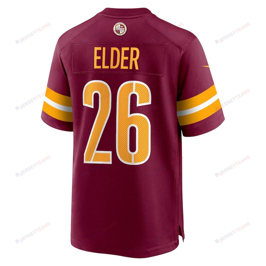 Corn Elder 26 Washington Commanders Men Game Jersey - Burgundy