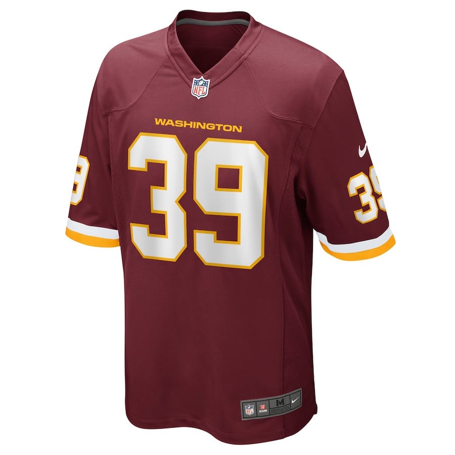 Jeremy Reaves 39 Washington Commanders Football Team Men Game Jersey - Burgundy