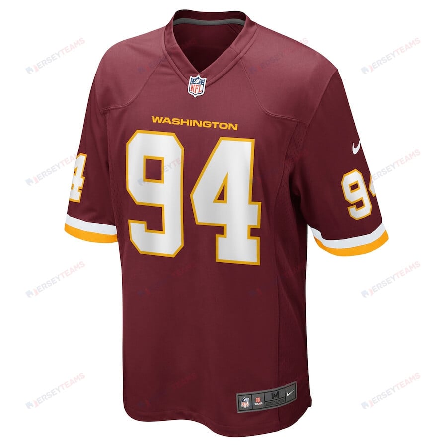 Daron Payne 94 Washington Commanders Football Team Men Game Jersey - Burgundy