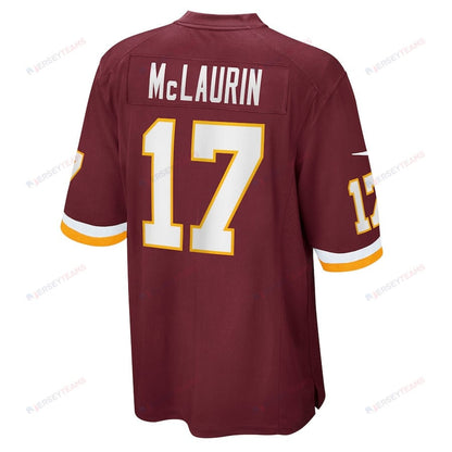 Terry McLaurin 17 Washington Commanders Football Team Men Game Jersey - Burgundy
