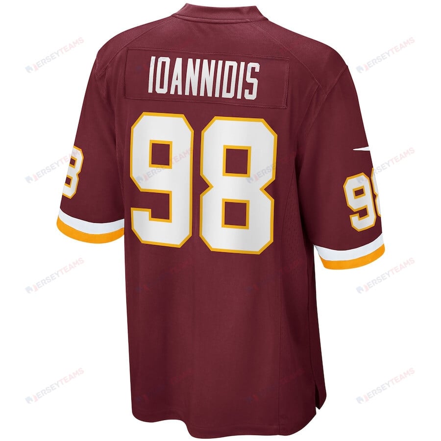 Matt Ioannidis 98 Washington Commanders Football Team Men Game Jersey - Burgundy
