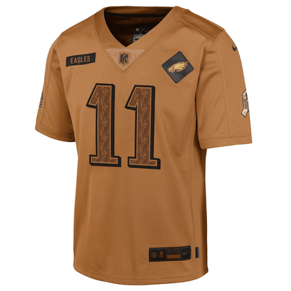 A.J. Brown 11 Philadelphia Eagles 2023 Salute To Service Limited YOUTH Jersey - Brown