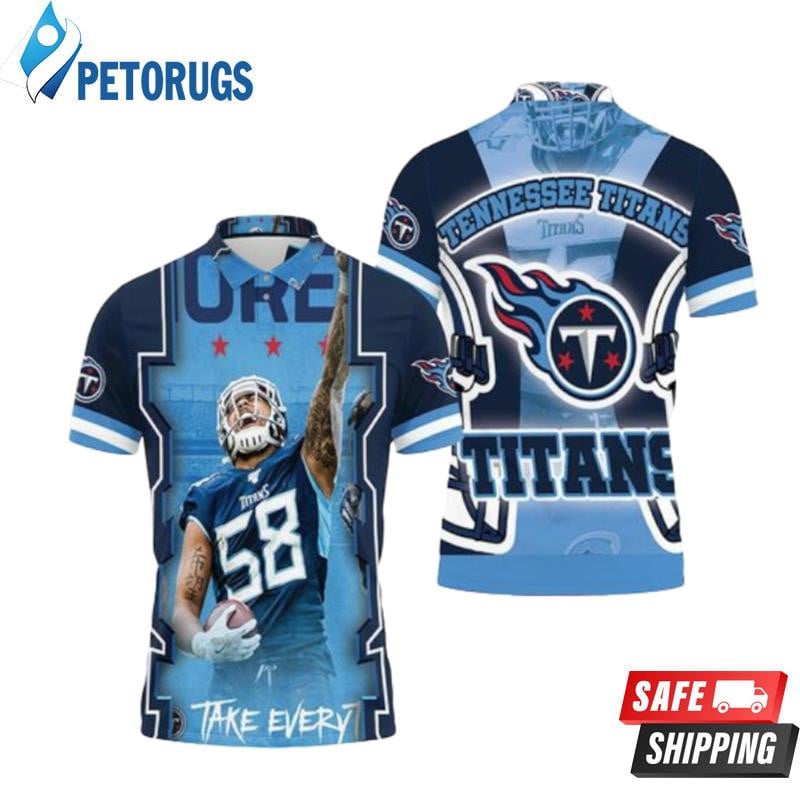 Harold Antonio Laudry 58 Tennessee Titans Afc South Division Champions Super Bowl 2021 Printed Polo Shirt
