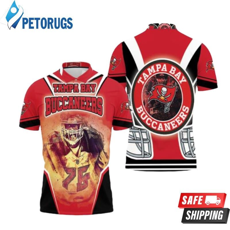 Donovan Smith 76 Tampa Bay Buccaneers Printed Polo Shirt