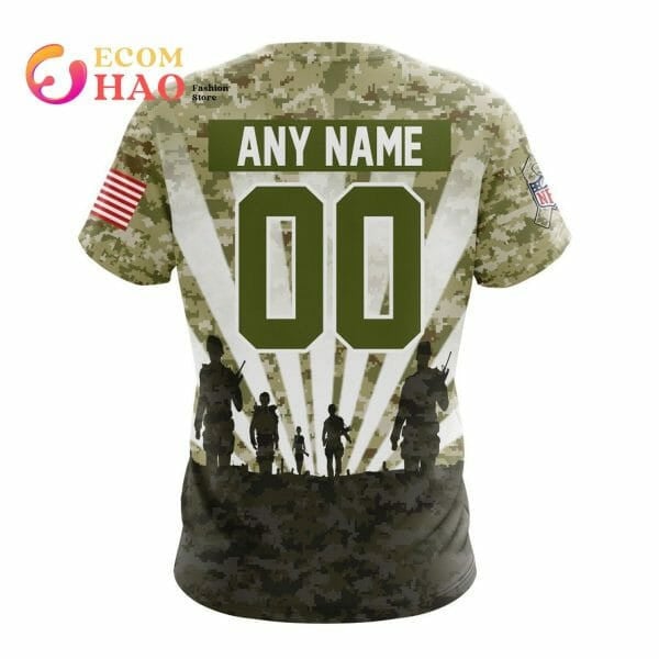 Tampa Bay Buccaneers Custom Name Number T-shirt - Camo