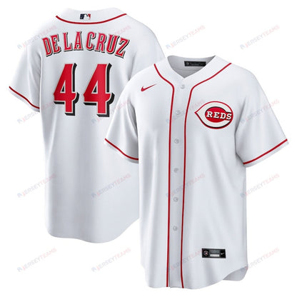 Elly De La Cruz 44 Cincinnati Reds Home Player Men Jersey – White