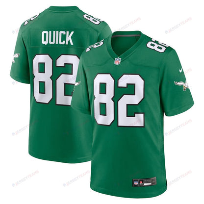 Mike Quick 82 Philadelphia Eagles Alternate Game Men Jersey - Kelly Green