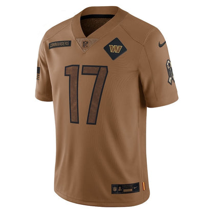 Terry McLaurin 17 Washington Commanders 2023 Salute To Service Men Limited Jersey - Brown