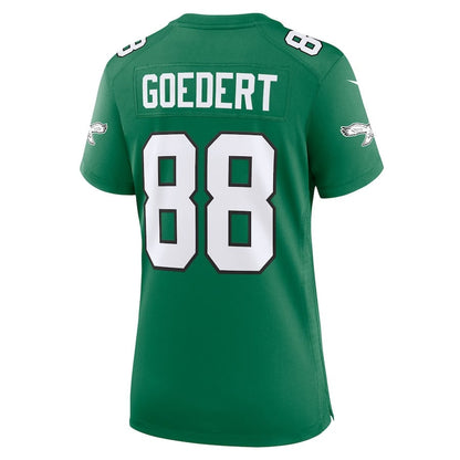 Dallas Goedert 88 Philadelphia Eagles Women Alternate Game Jersey - Kelly Green