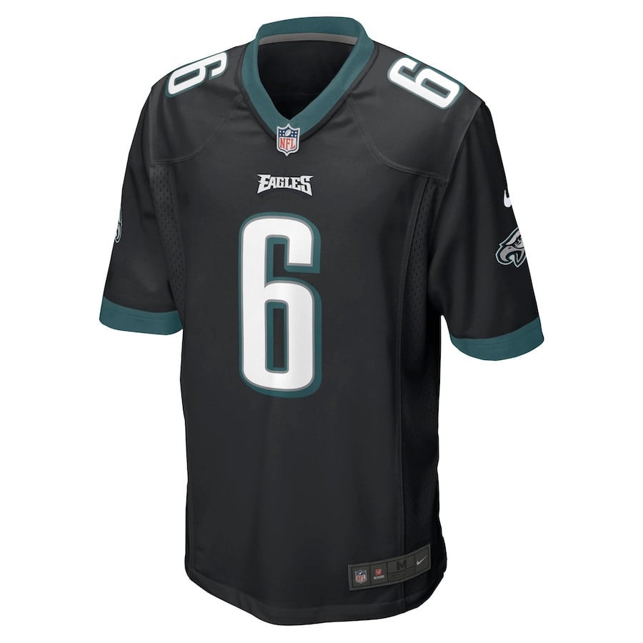 DeVonta Smith 6 Philadelphia Eagles Men Game Jersey - Black