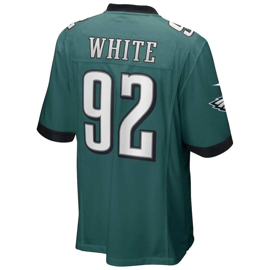 Reggie White 92 Philadelphia Eagles Men Game Retired Jersey - Midnight Green