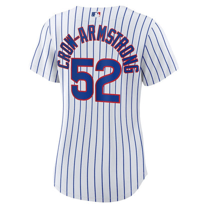 Pete Crow-Armstrong 52 Chicago Cubs Home Women Jersey - White