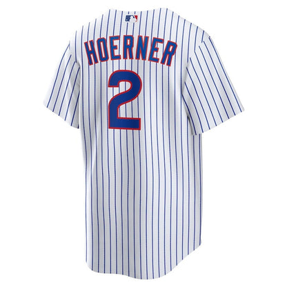 Nico Hoerner 2 Chicago Cubs Men Jersey - White
