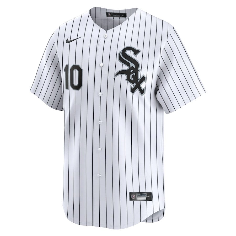 Yoan Moncada 10 Chicago White Sox Home Limited Player Men Jersey - White