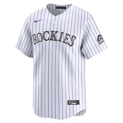 Colorado Rockies Home Limited Player Men Jersey - White