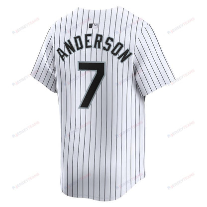 Tim Anderson 7 Chicago White Sox Home Limited Player Men Jersey - White
