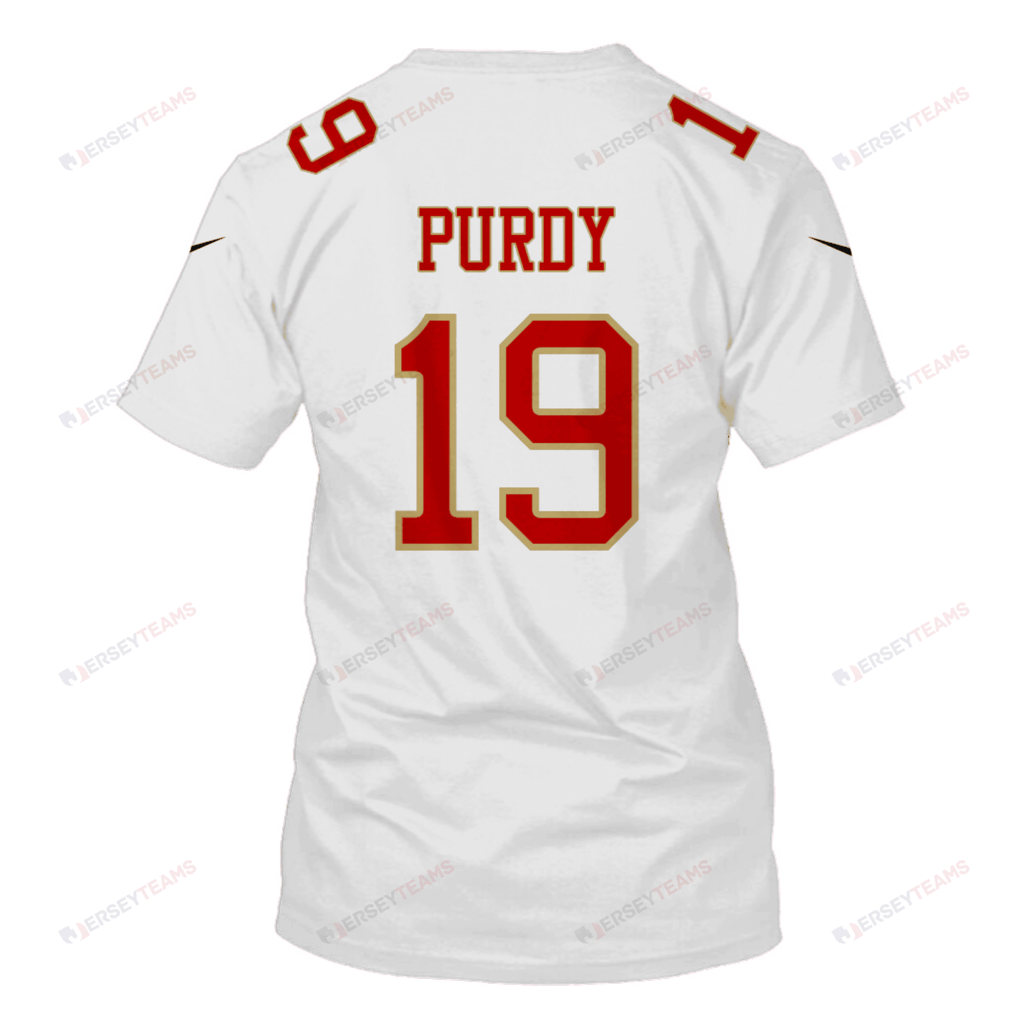Deebo Samuel 19 San Francisco 49ers Super Bowl LVIII All Over Print T-shirt - White