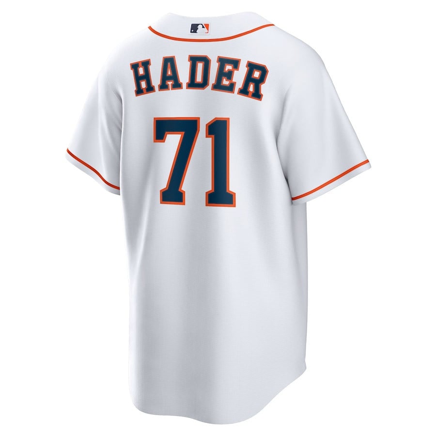 Josh Hader 71 Houston Astros Home Men Jersey - White