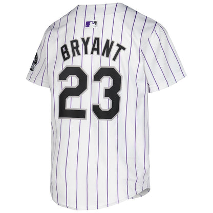 Kris Bryant 23 Colorado Rockies Home Limited Player YOUTH Jersey - White
